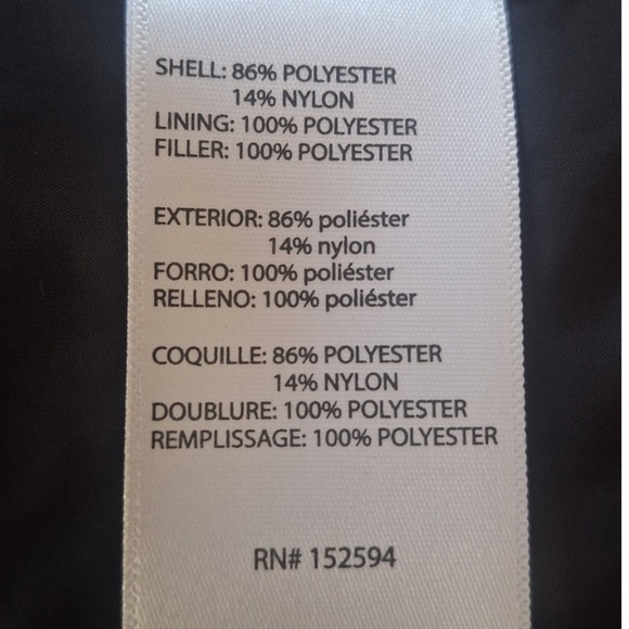 Winter Coat Water Resistant Jacket William Rast Sz S Navy Blue Fall Travel - Picture 13 of 13